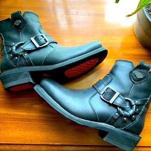 Harley-Davidson® Black Motorcycle Riding Boots